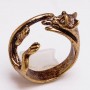 Кольцо Кошка (бронза безразмерное) 1757