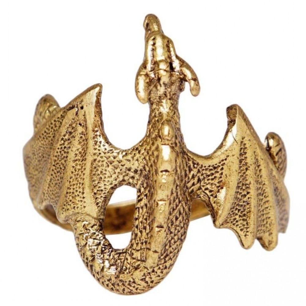 Кольцо Дракон (бронза перстень мужской, женский) 882