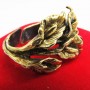 Кольцо Цветы бронза перстень 1890
