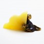 Фигурка "Крыс с сыром" янтарь желток 2012