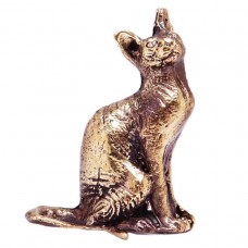 Фигурка Кошка Сфинкс бронза латунь 1498