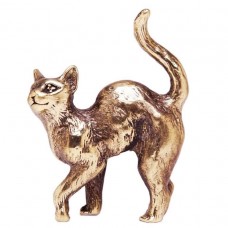 Фигурка Кошка ласковая (бронза латунь) 2046