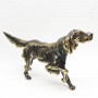 Статуэтка собака Гончая бронза латунь 2259