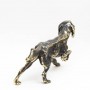 Статуэтка собака Гончая бронза латунь 2259