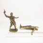 Статуэтка "Солдат Комбат" Советская Армия бронза латунь 2401