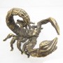 Фигурка Скорпион большой латунь бронза 2483