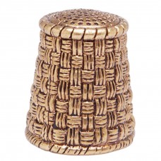 Напёрсток швейный Корзина (латунь, бронза) 663
