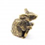 Кошельковая Мышка с рублём в бронзе 1323